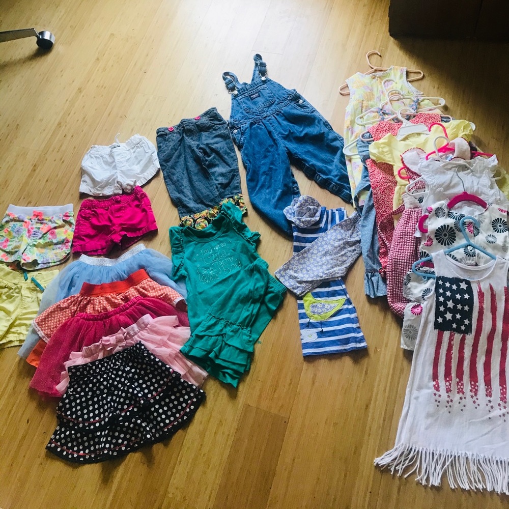 girl back to school clothes lot